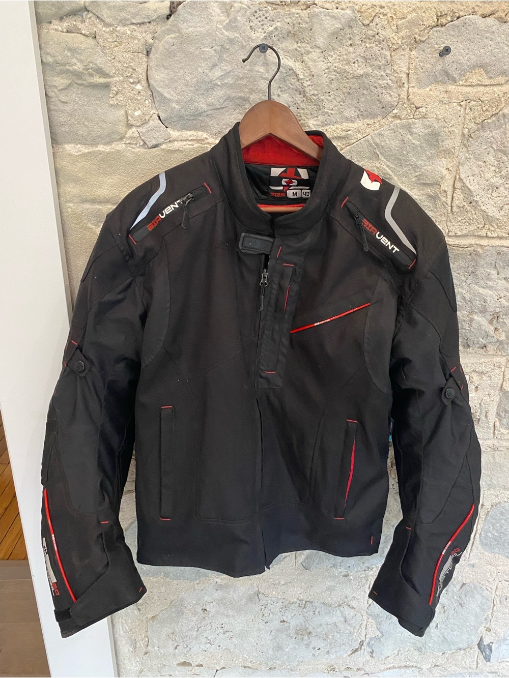 Alpinestars Black Jacket with Red Accents
